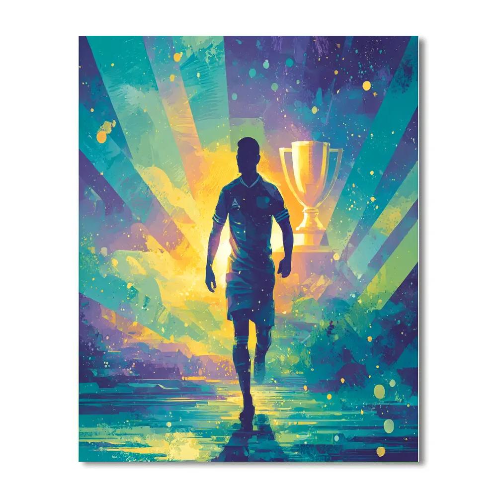 Uzbekistan Fifa 2026 Dawn Paint by numbers art