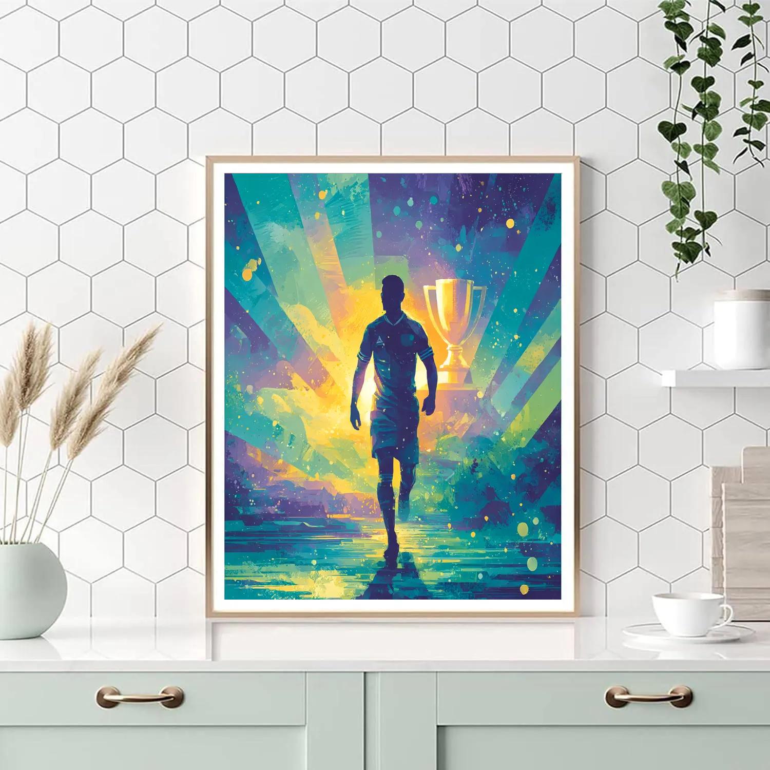 Uzbekistan Fifa 2026 Dawn Paint by numbers art