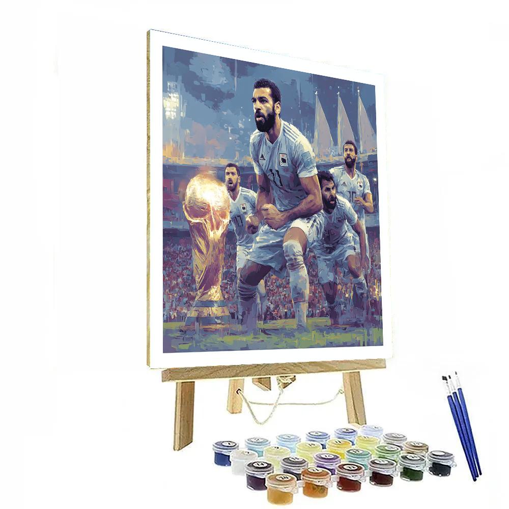 Fifa 2026 Salah Lights paint by number