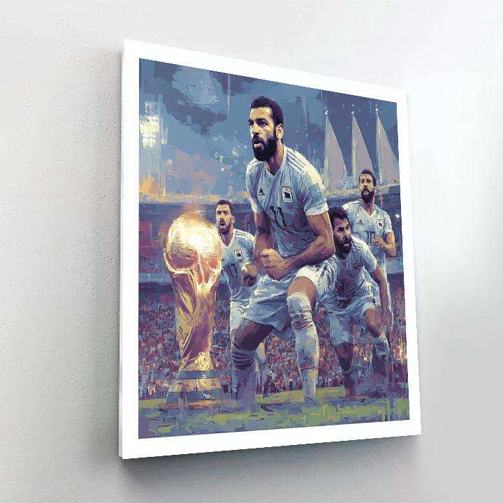 Fifa 2026 Salah Lights paint by number