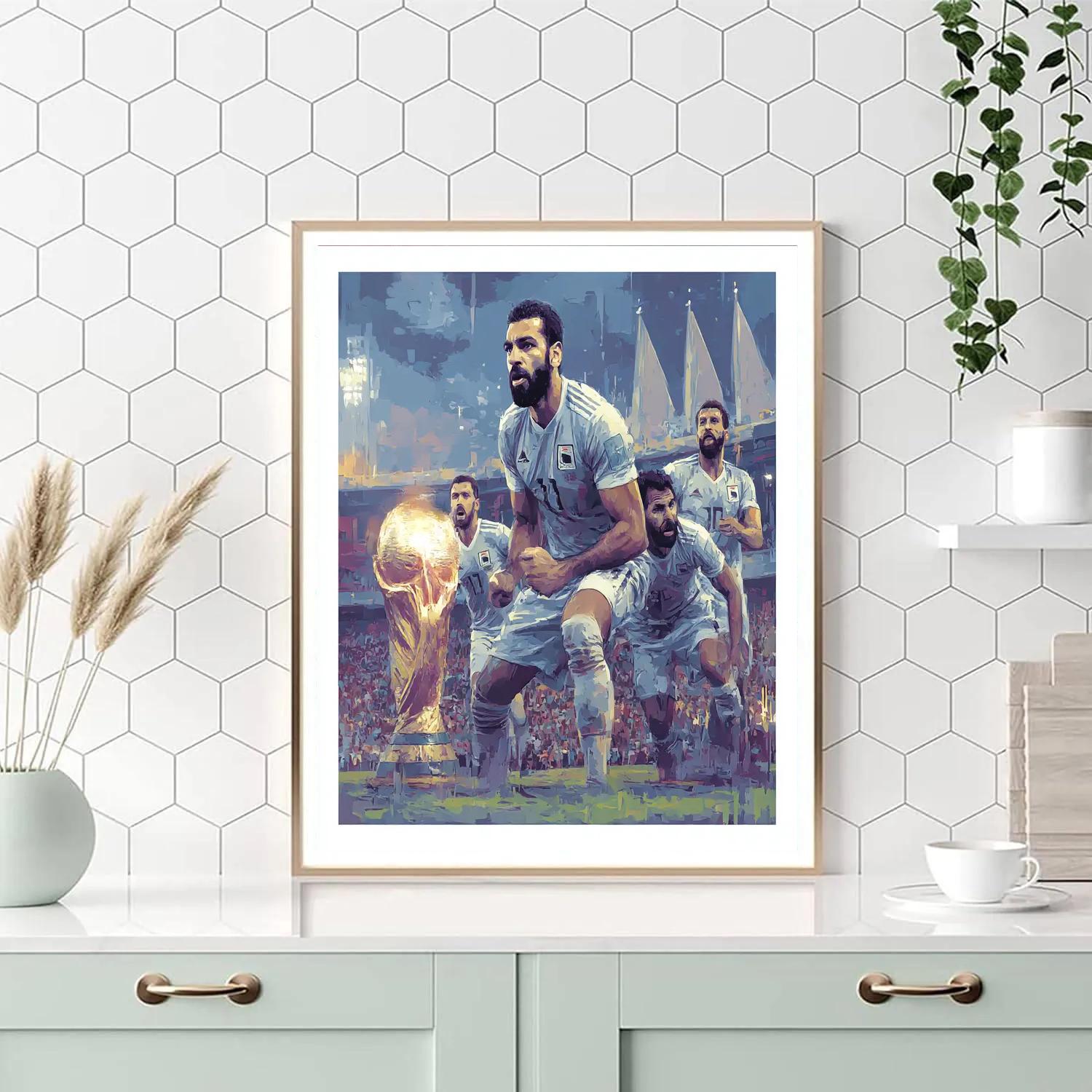 Fifa 2026 Salah Lights paint by number