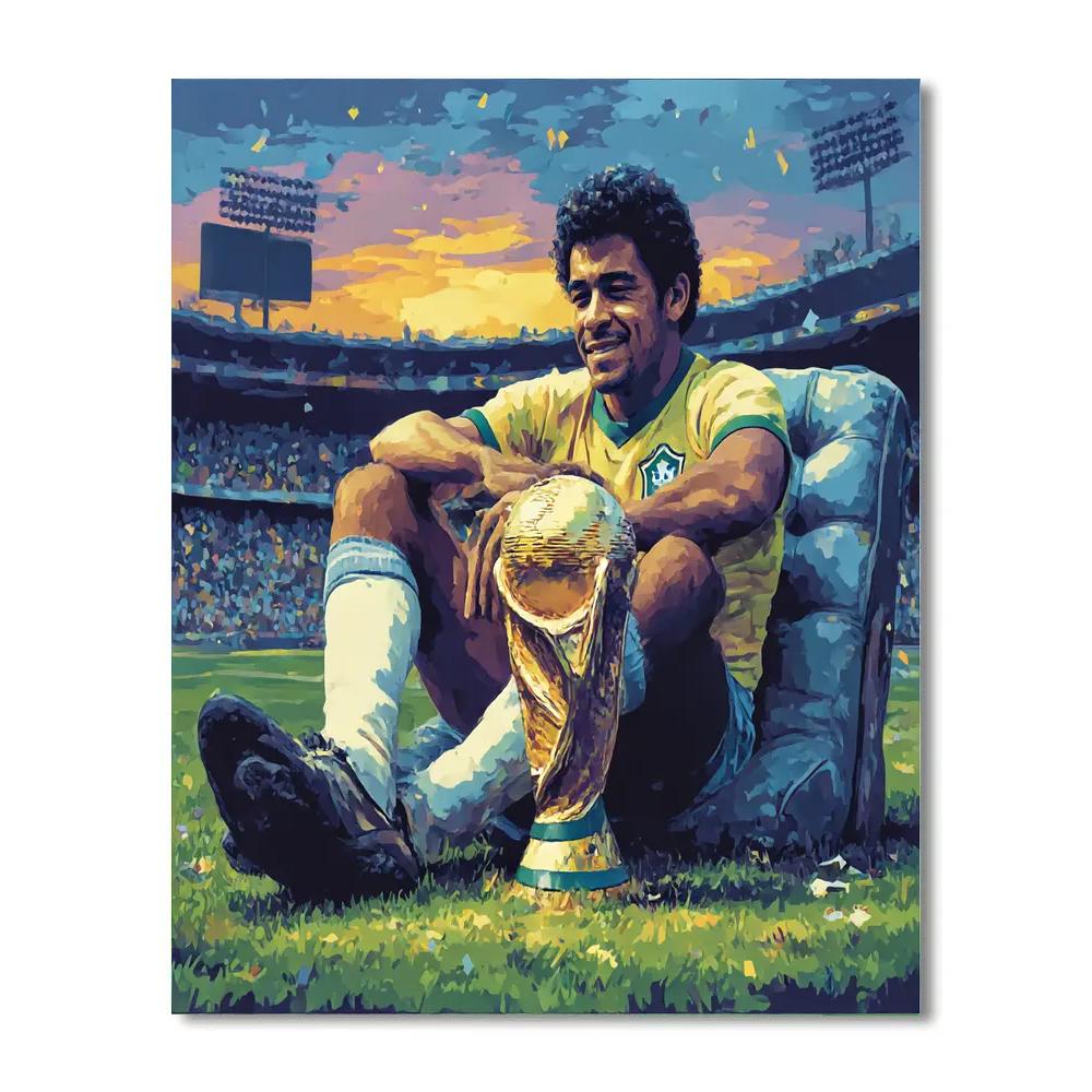 Ronaldinho Fifa 2026 Joy Number painting