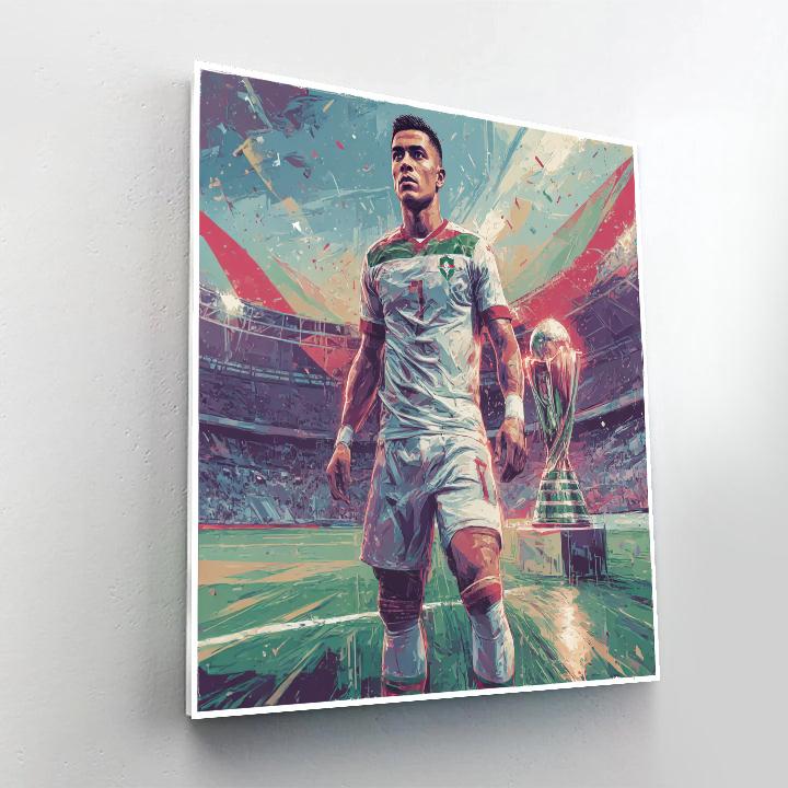 Fifa 2026 Hakimi Atlas paint by number