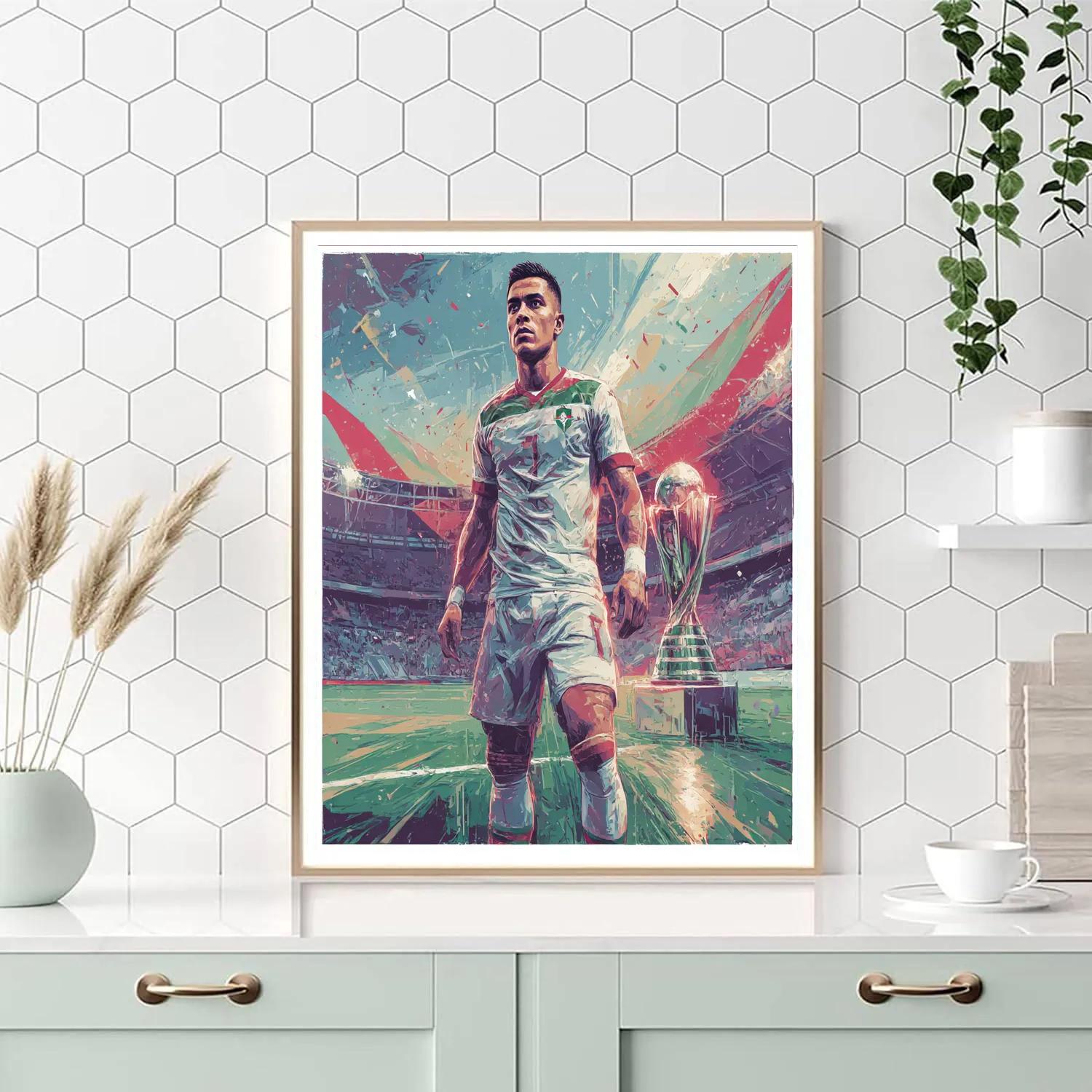 Fifa 2026 Hakimi Atlas paint by number
