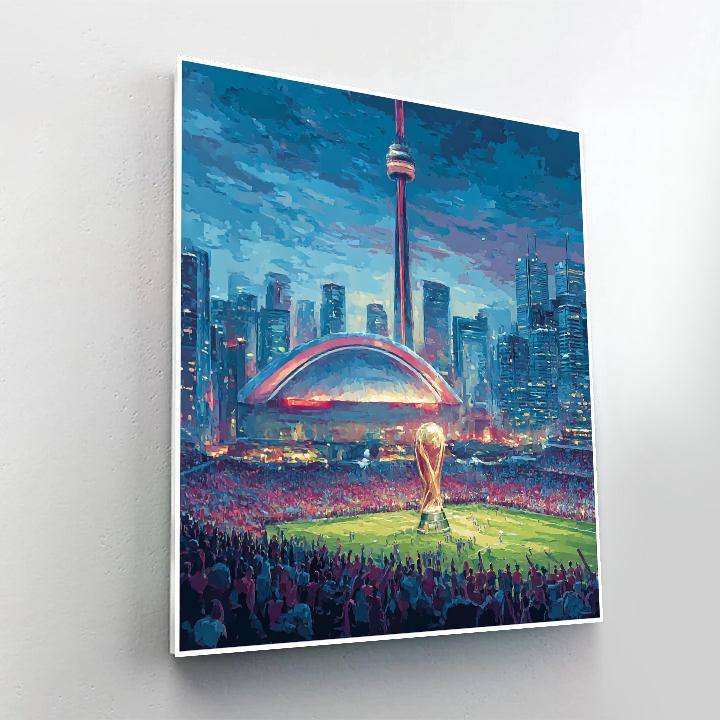 Toronto Fifa 2026 Glow paint by color