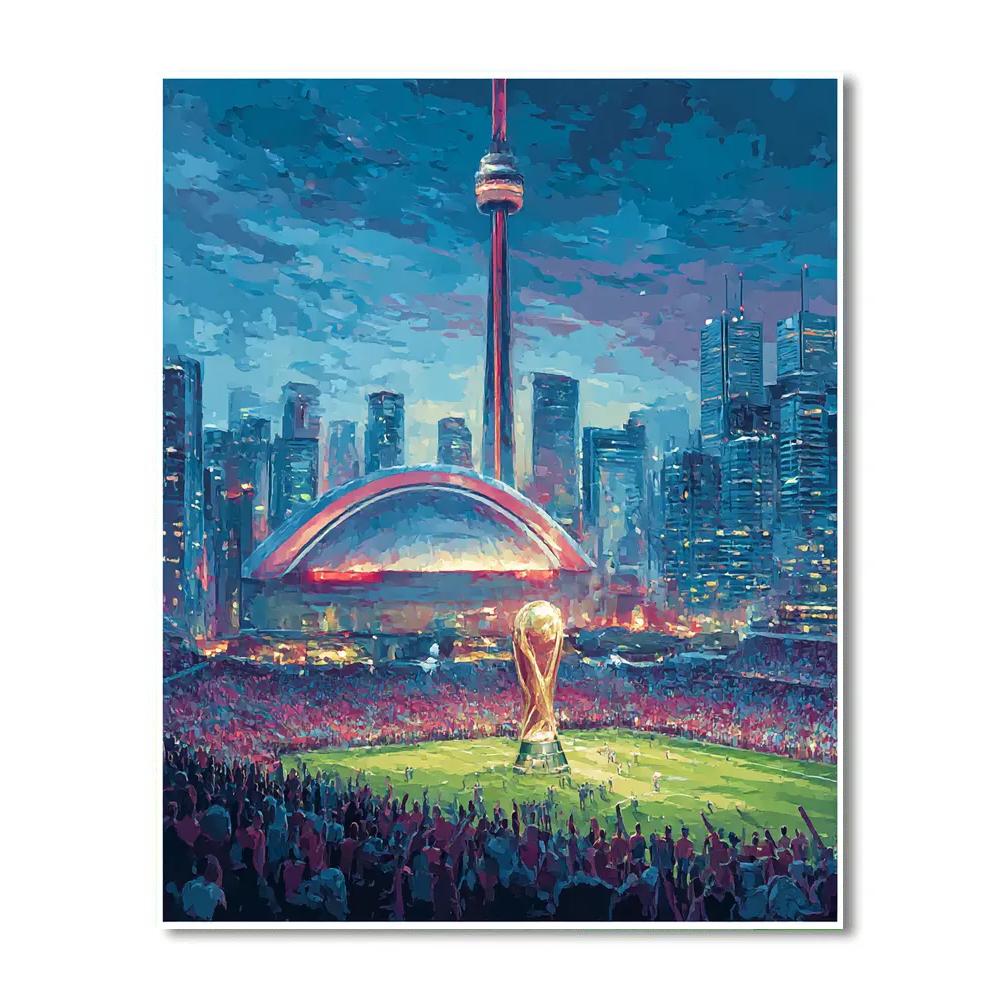Toronto Fifa 2026 Glow paint by color