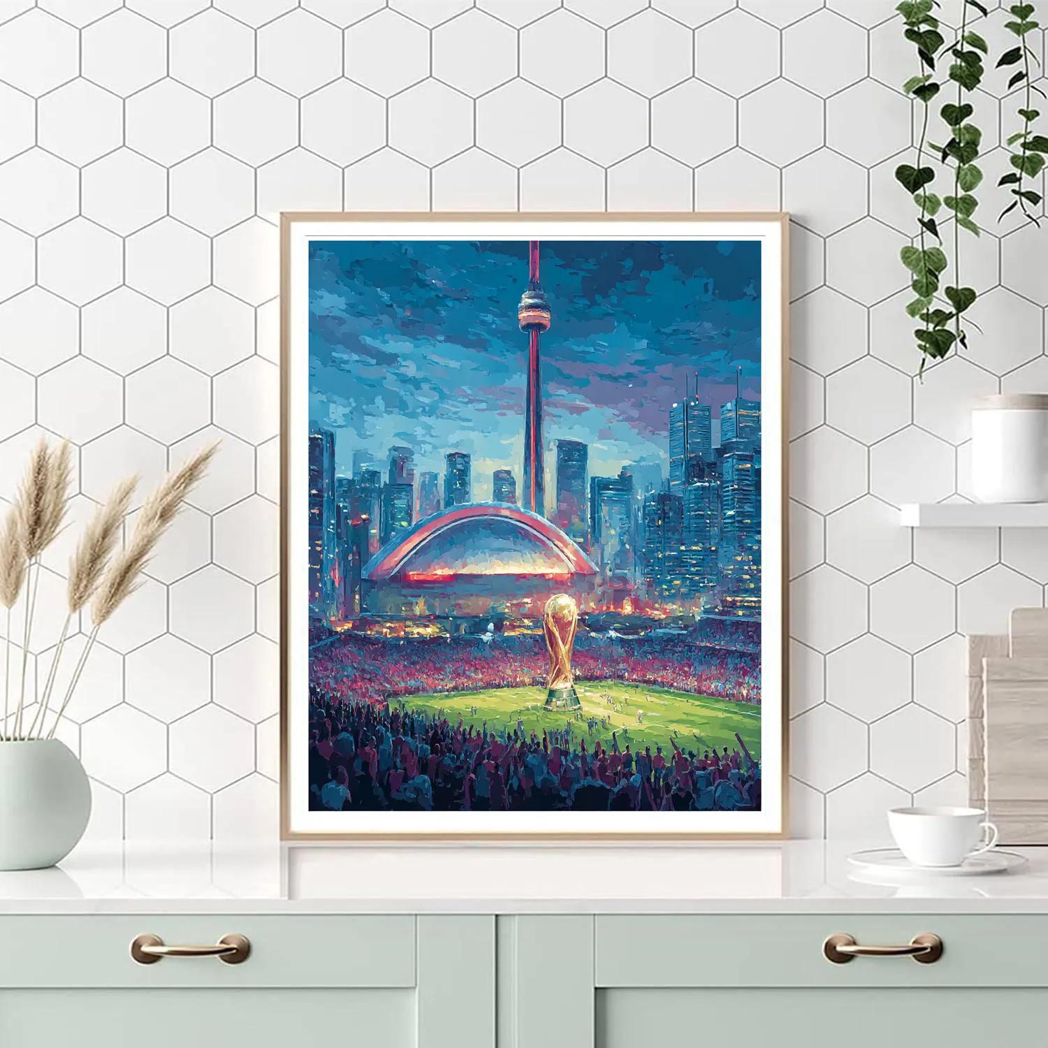 Toronto Fifa 2026 Glow paint by color