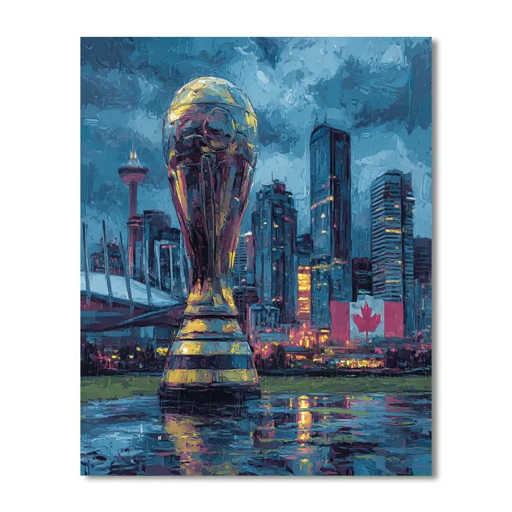 Seattle Fifa 2026 Rainlight Paint by numbers kits