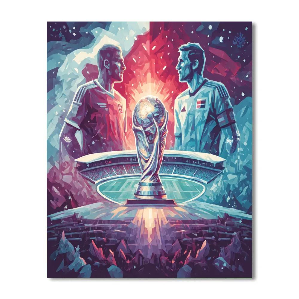 Fifa 2026 Iraq Vs Norway Number painting