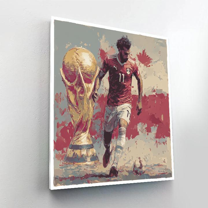Fifa 2026 Salah Lights paint by number