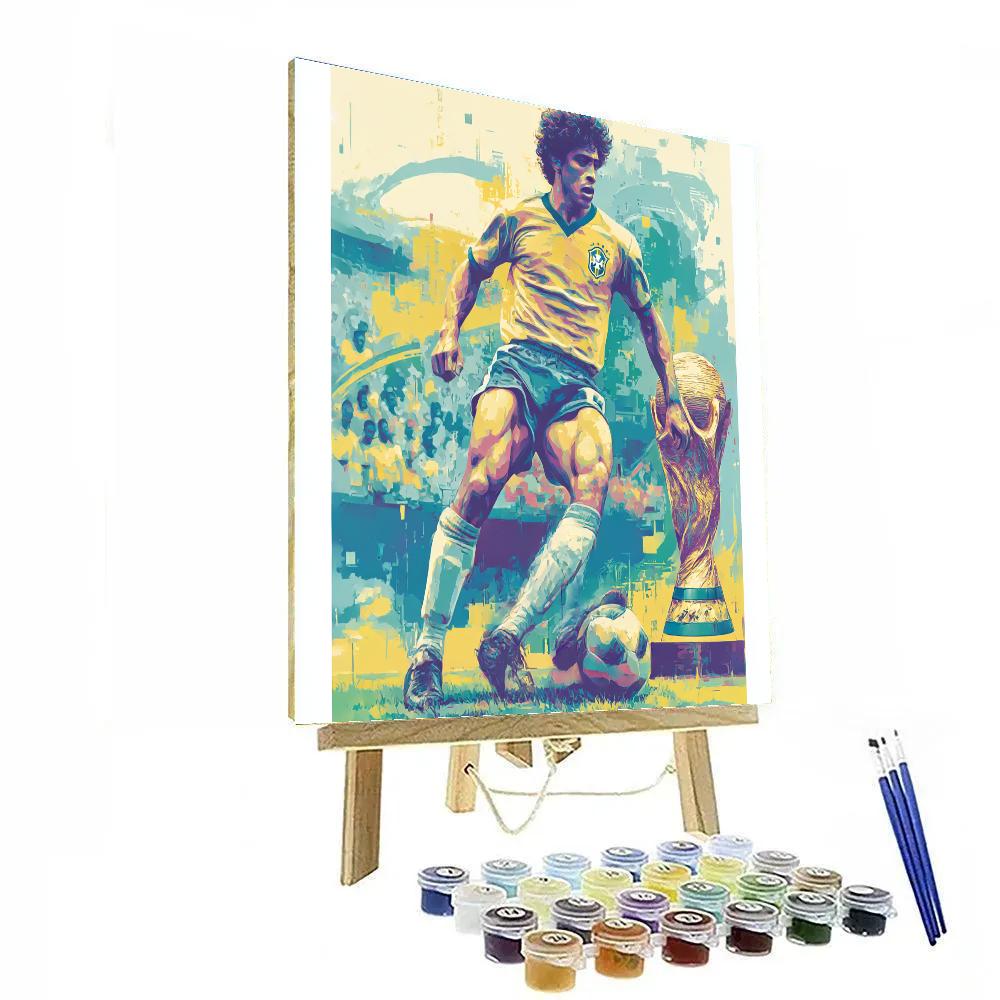 Ronaldinho Fifa 2026 Joy Numbered painting kits
