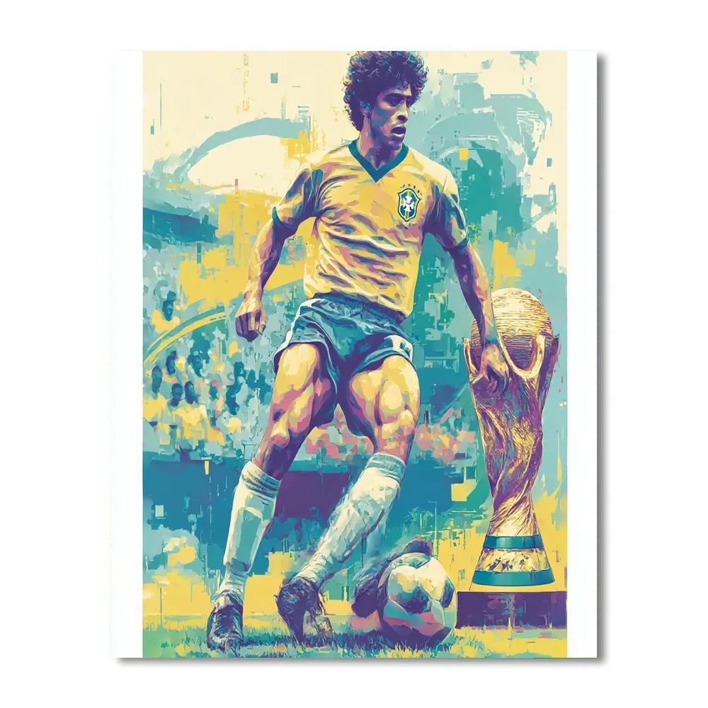 Ronaldinho Fifa 2026 Joy Numbered painting kits