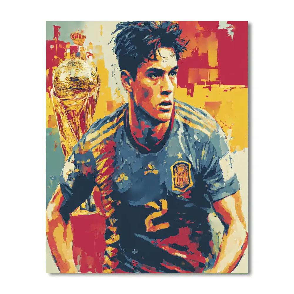 Yamal Fifa 2026 Rise Paint by numbers art
