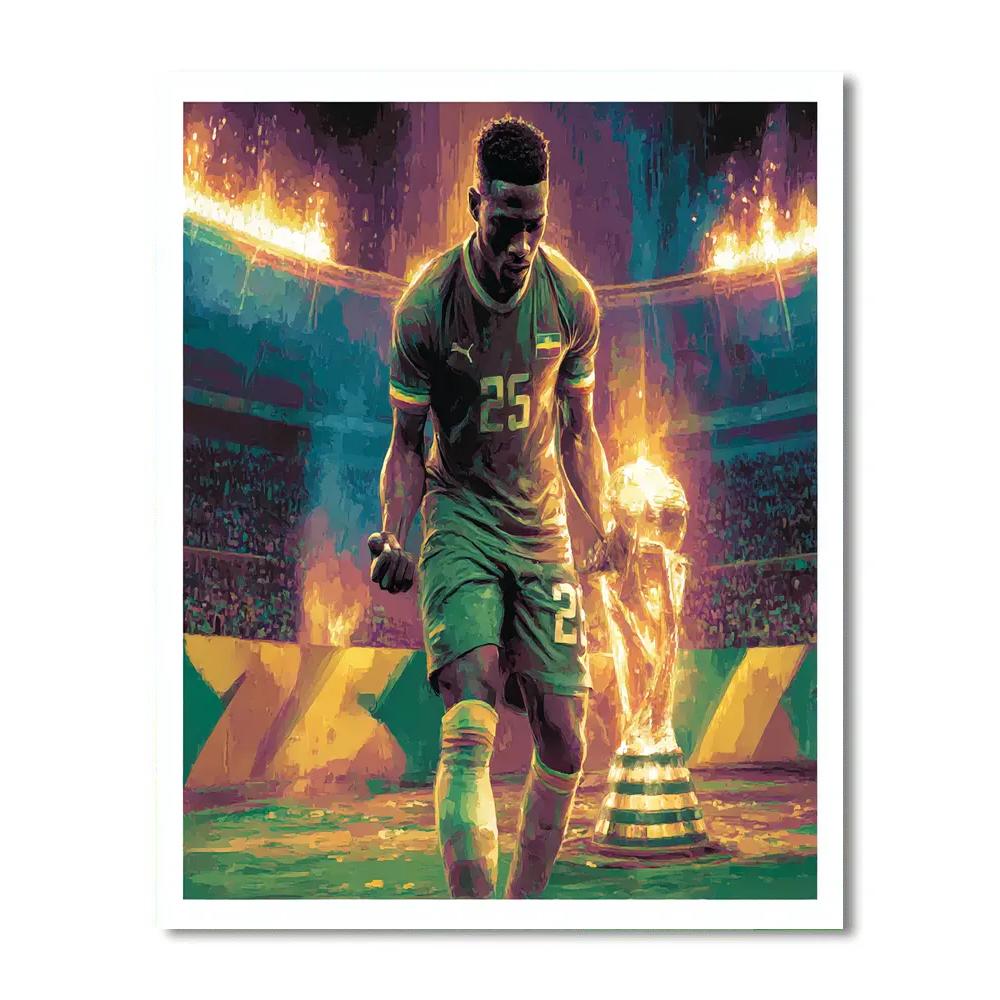 Kudus Fifa 2026 Pulse painting number kit