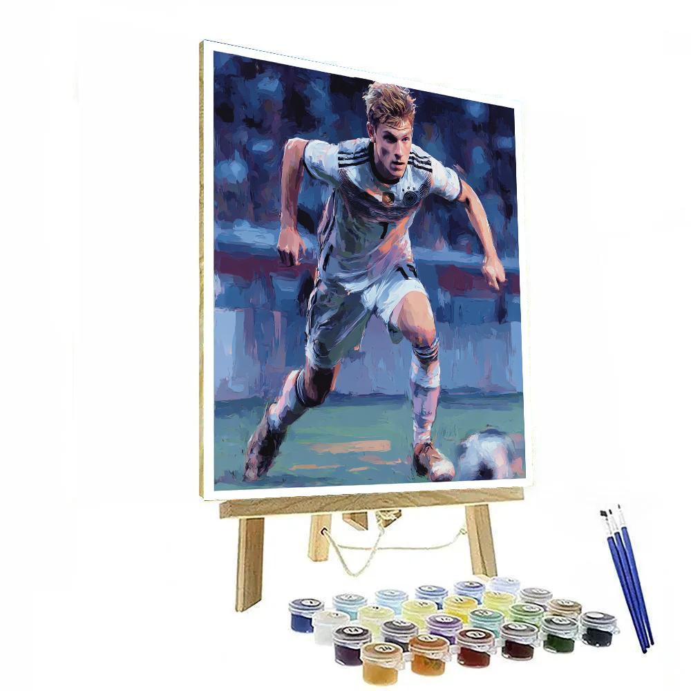 Mitoma Fifa 2026 Blue Paint by numbers art