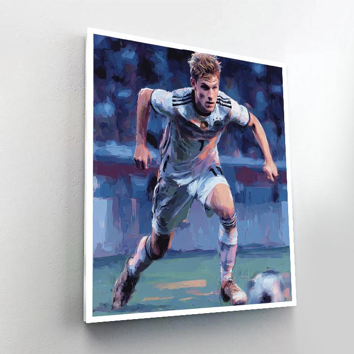 Mitoma Fifa 2026 Blue Paint by numbers art