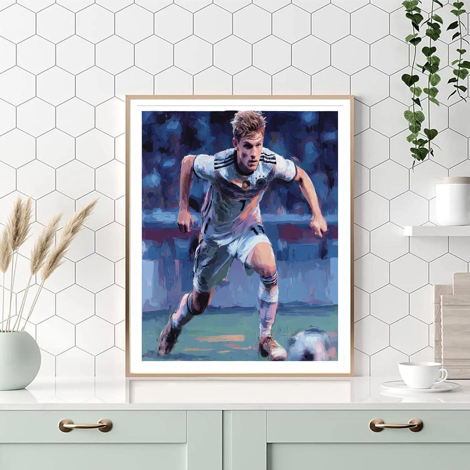 Mitoma Fifa 2026 Blue Paint by numbers art