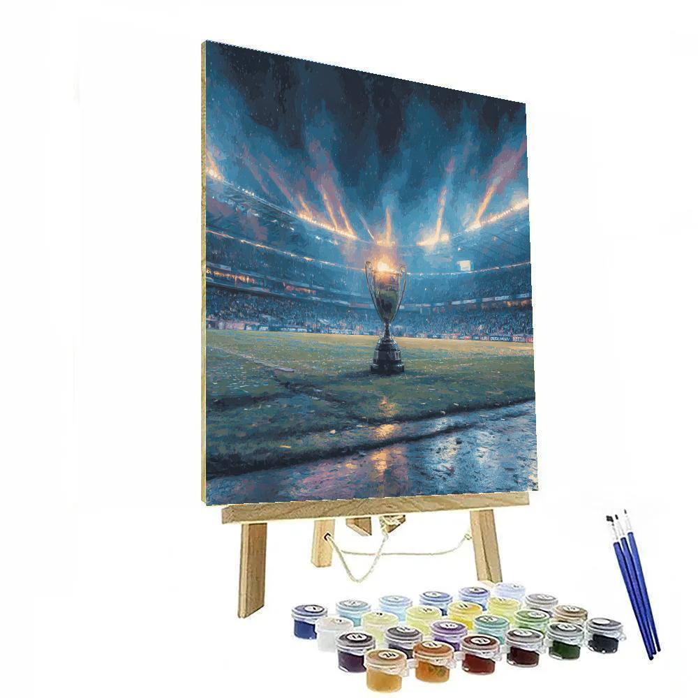 Seattle Fifa 2026 Rainlight Number painting
