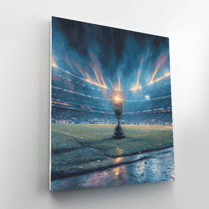 Seattle Fifa 2026 Rainlight Number painting