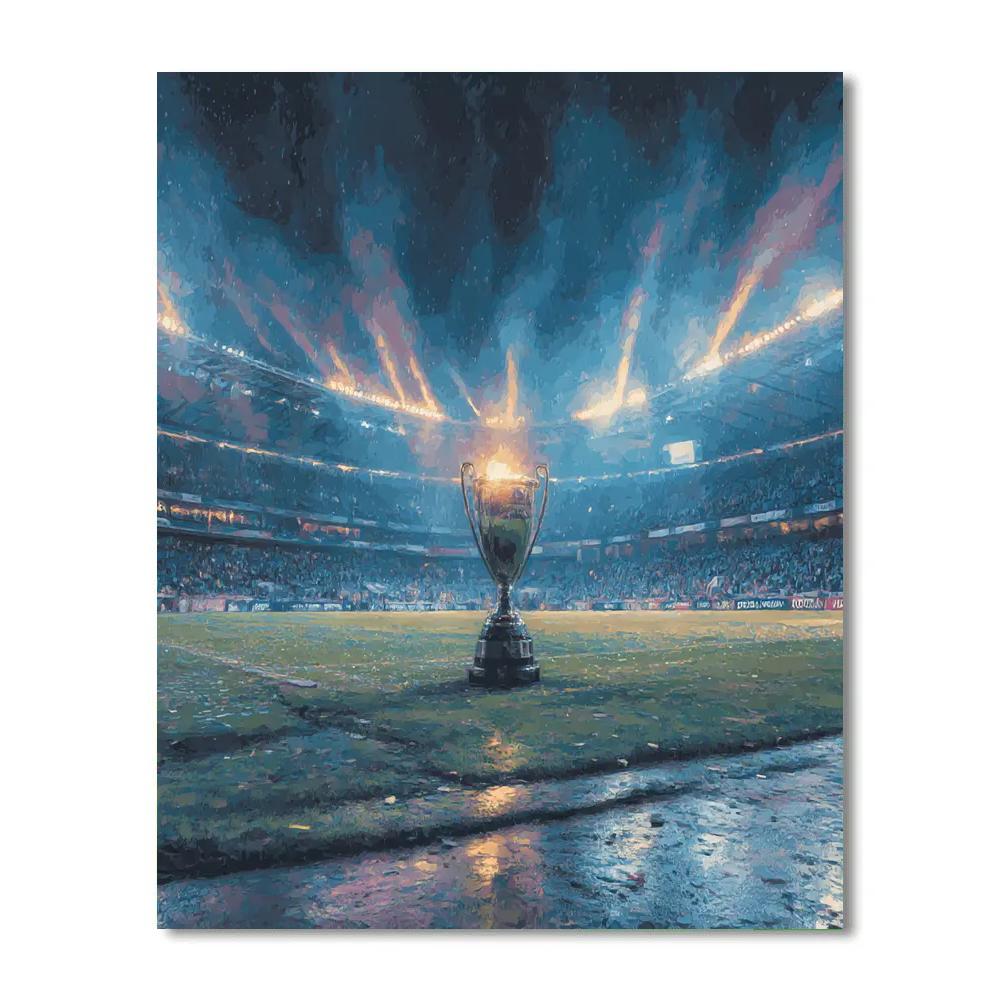 Seattle Fifa 2026 Rainlight Number painting