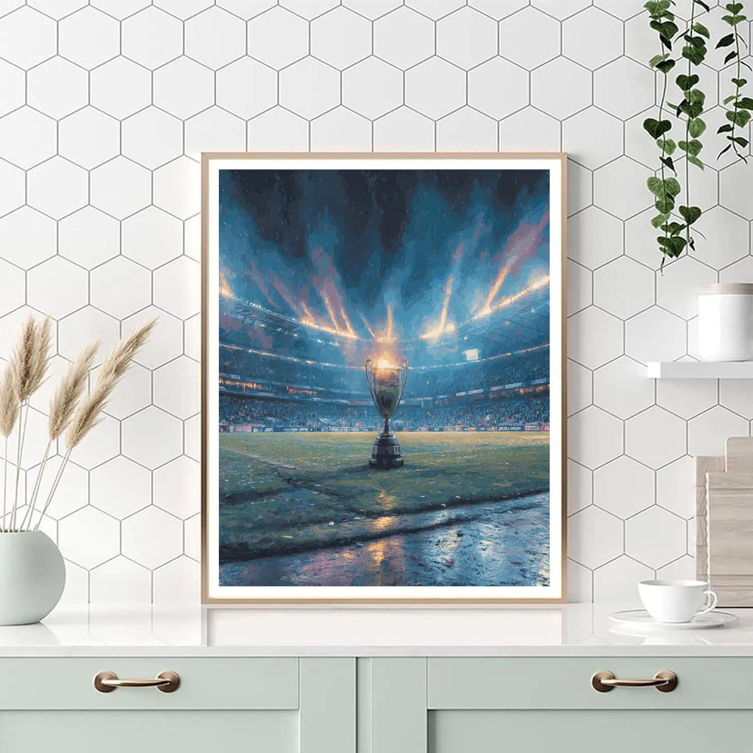 Seattle Fifa 2026 Rainlight Number painting