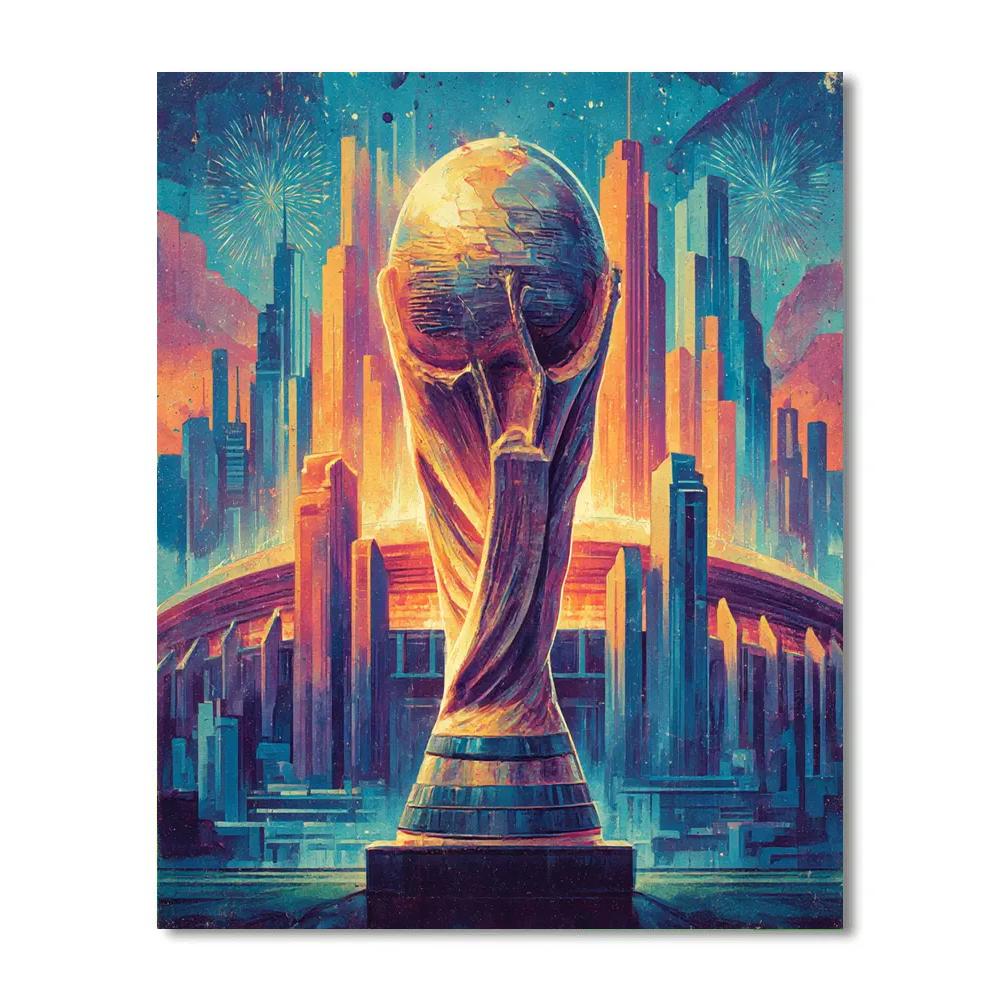Fifa 2026 Final Night paint by numbers