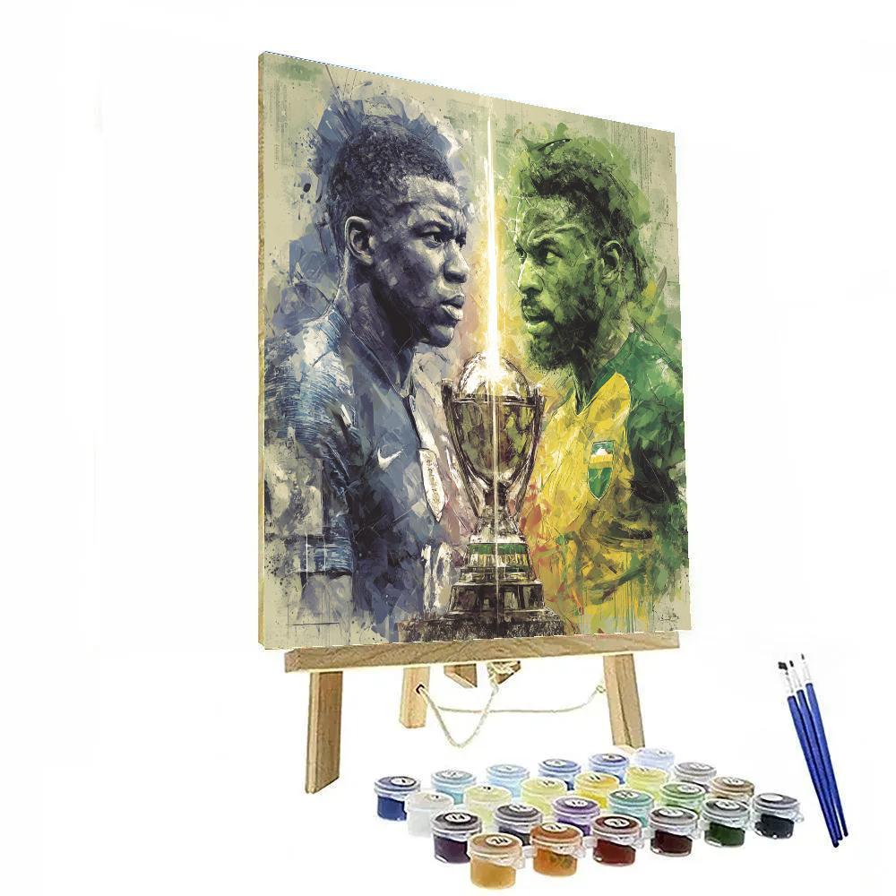 Fifa 2026 France Vs Senegal DIY paint by numbers