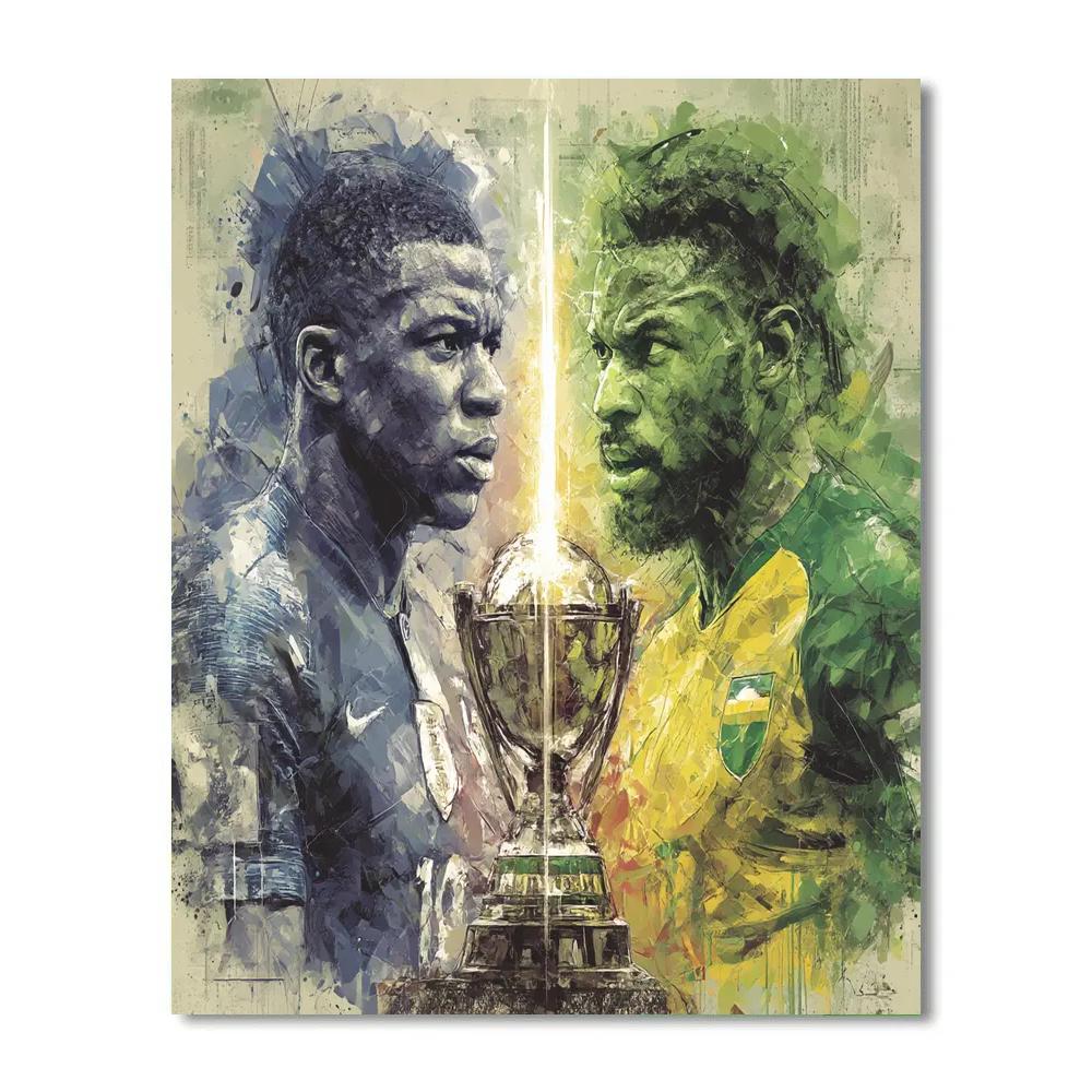 Fifa 2026 France Vs Senegal DIY paint by numbers