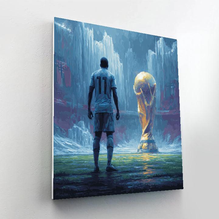 Haaland Fifa 2026 Ice Numbered painting kits