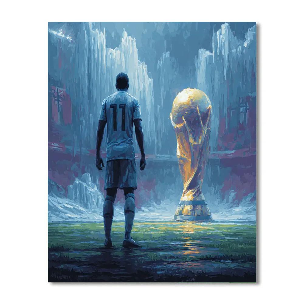 Haaland Fifa 2026 Ice Numbered painting kits