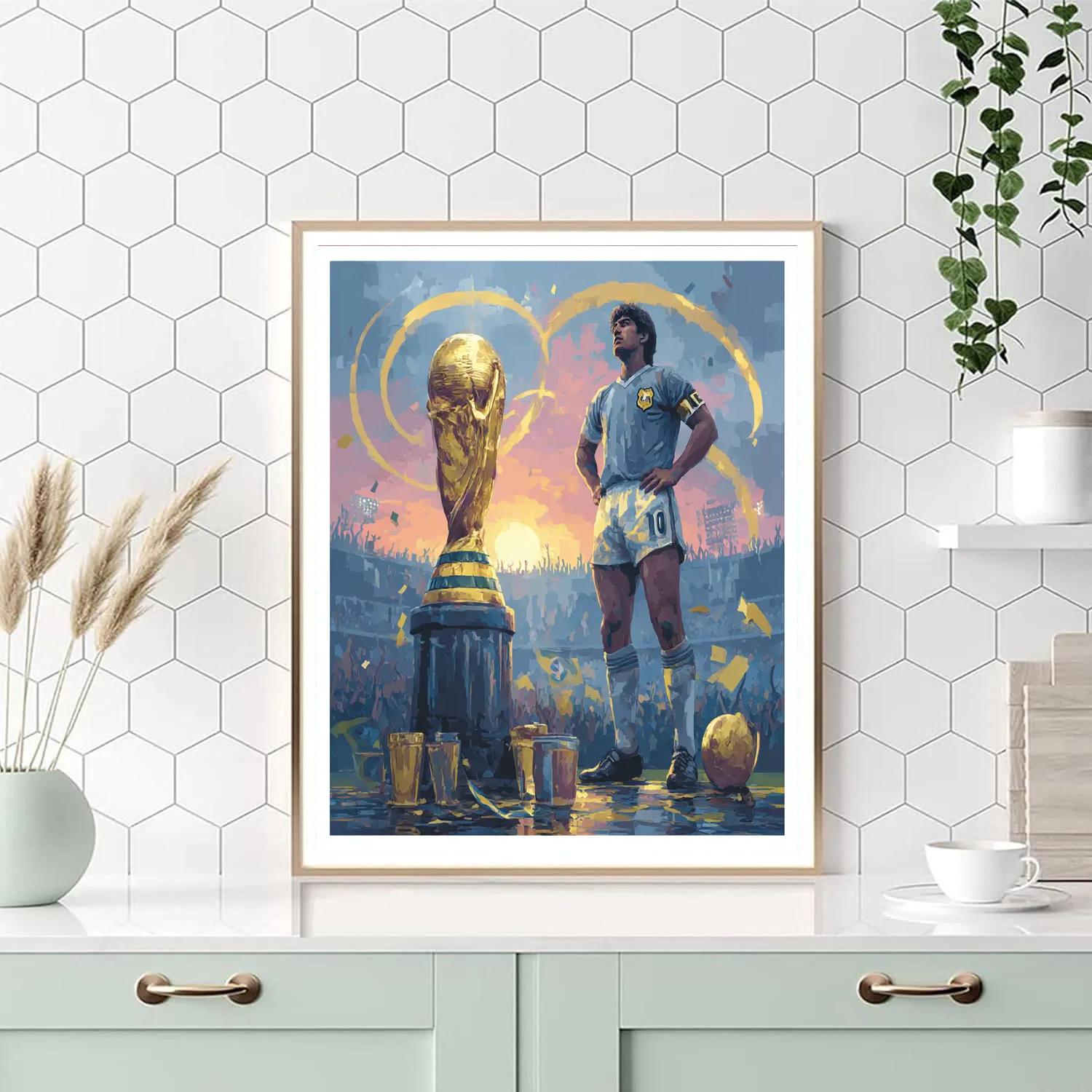 Ronaldo Nazário Fifa 2026 Gold Number painting