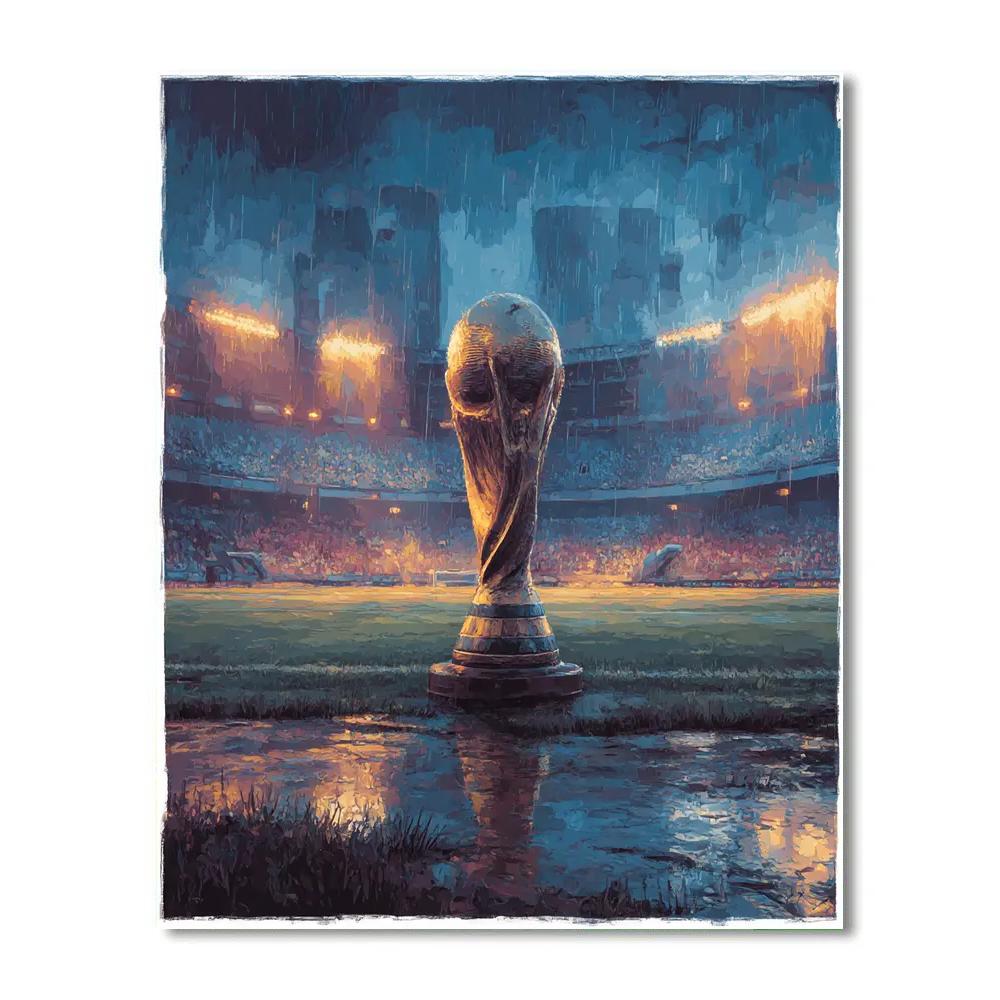Seattle Fifa 2026 Rainlight Numbered painting kits