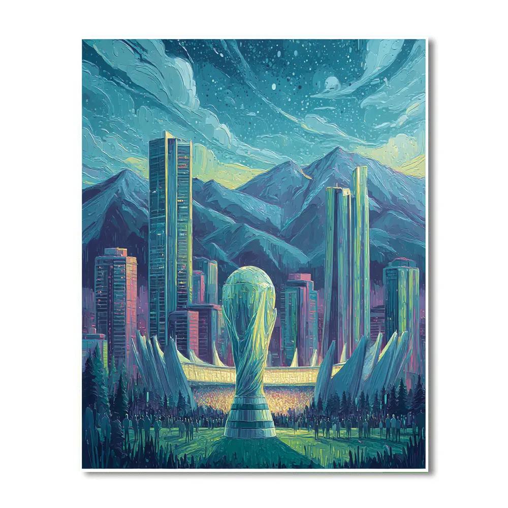 Monterrey Fifa 2026 Lights paint by color