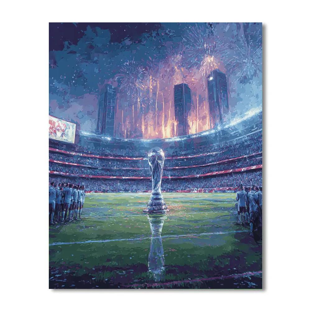 Fifa 2026 Final Glow paint by number