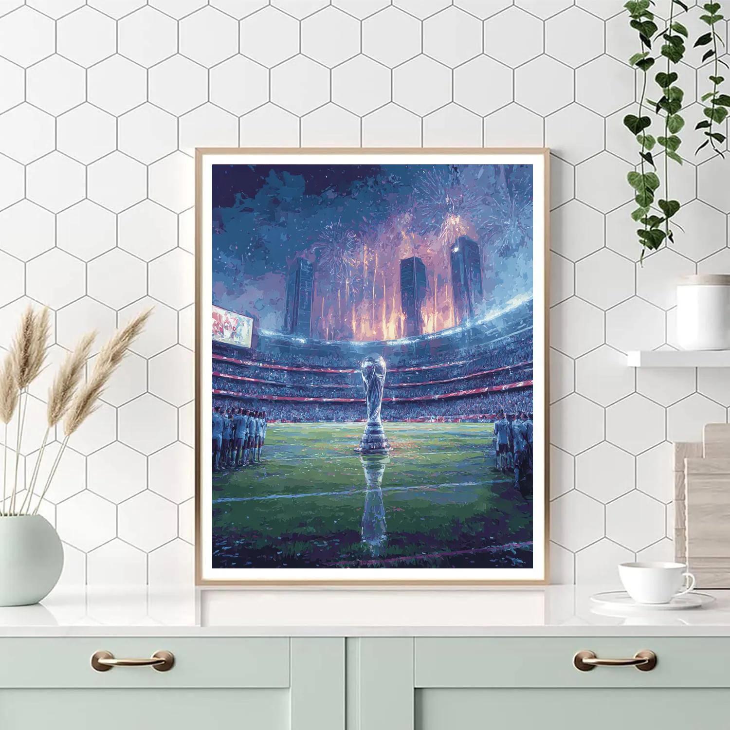 Fifa 2026 Final Glow paint by number