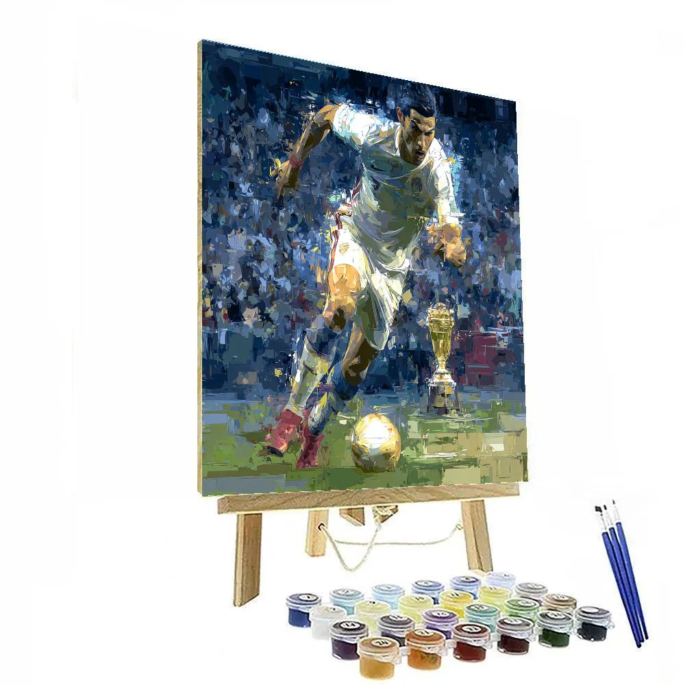 Mitoma Fifa 2026 Blue DIY paint by numbers