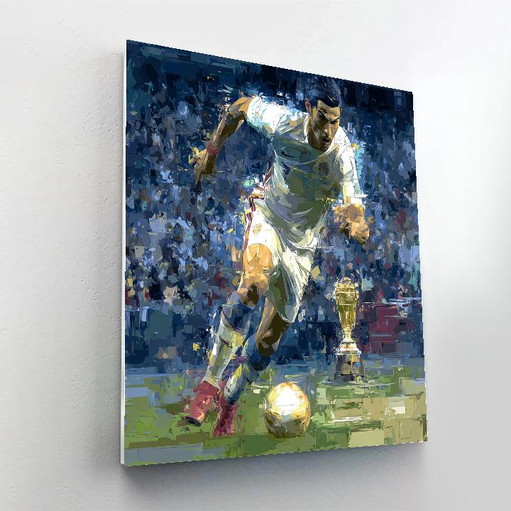 Mitoma Fifa 2026 Blue DIY paint by numbers