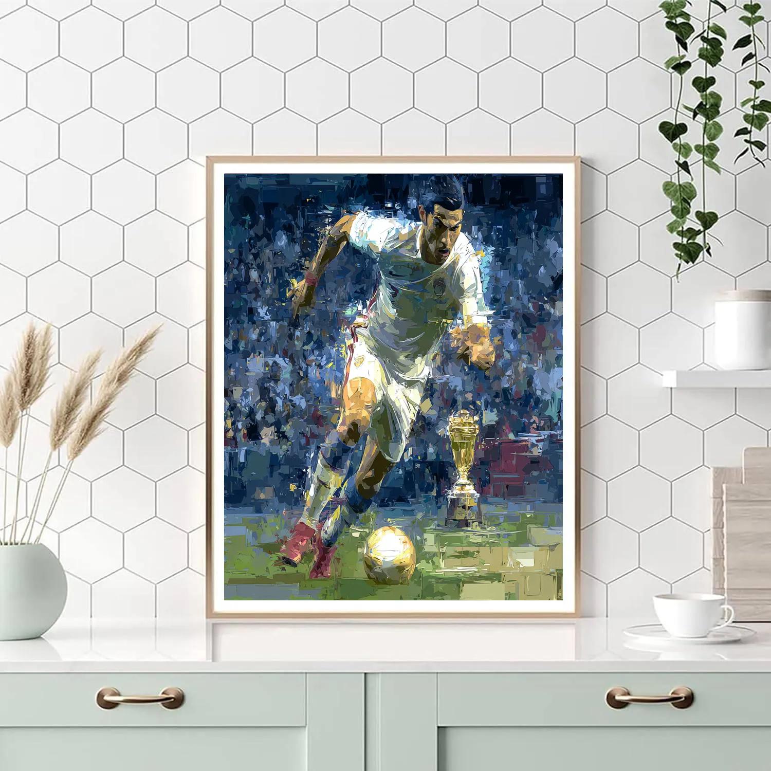 Mitoma Fifa 2026 Blue DIY paint by numbers