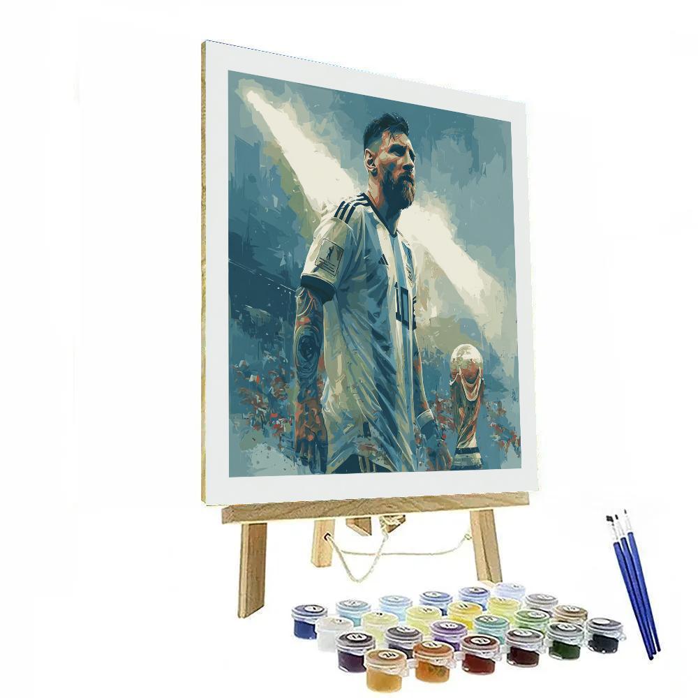 Fifa 2026 Haaland Ice painting number kit