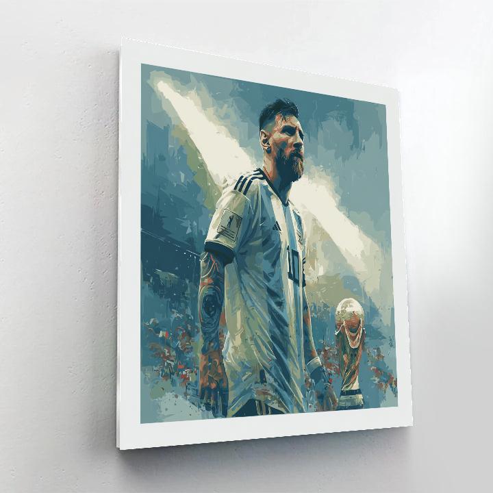 Fifa 2026 Haaland Ice painting number kit