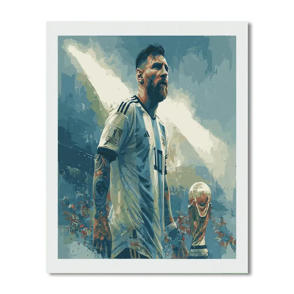 Fifa 2026 Haaland Ice painting number kit