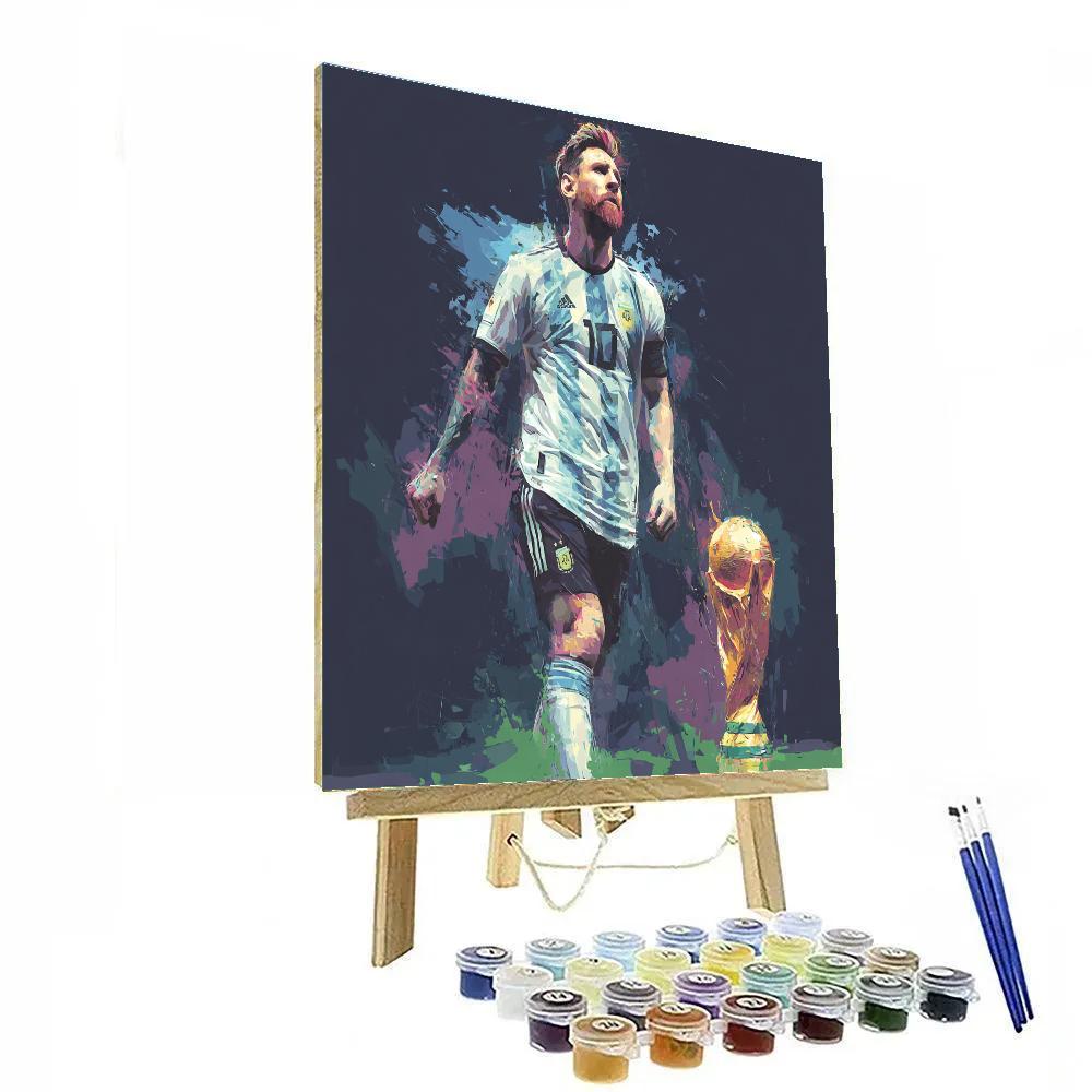 Fifa 2026 Salah Night painting number kit