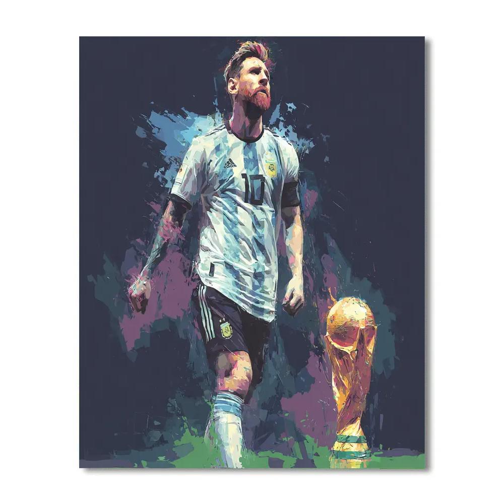 Fifa 2026 Salah Night painting number kit