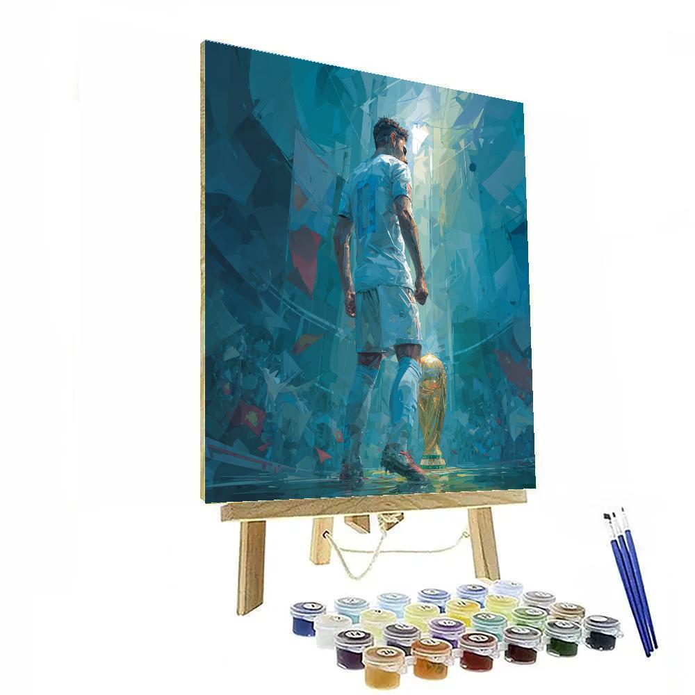 Uzbekistan Fifa 2026 Dawn Painting by numbers kit