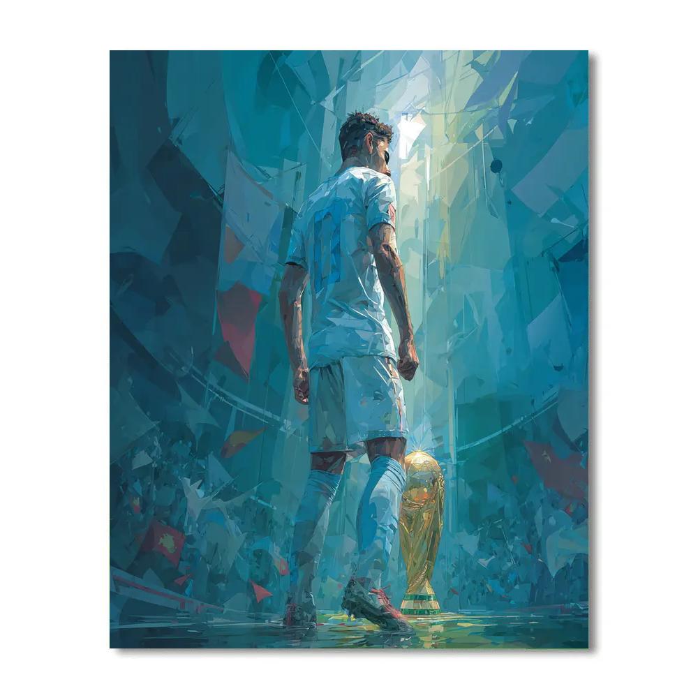 Uzbekistan Fifa 2026 Dawn Painting by numbers kit