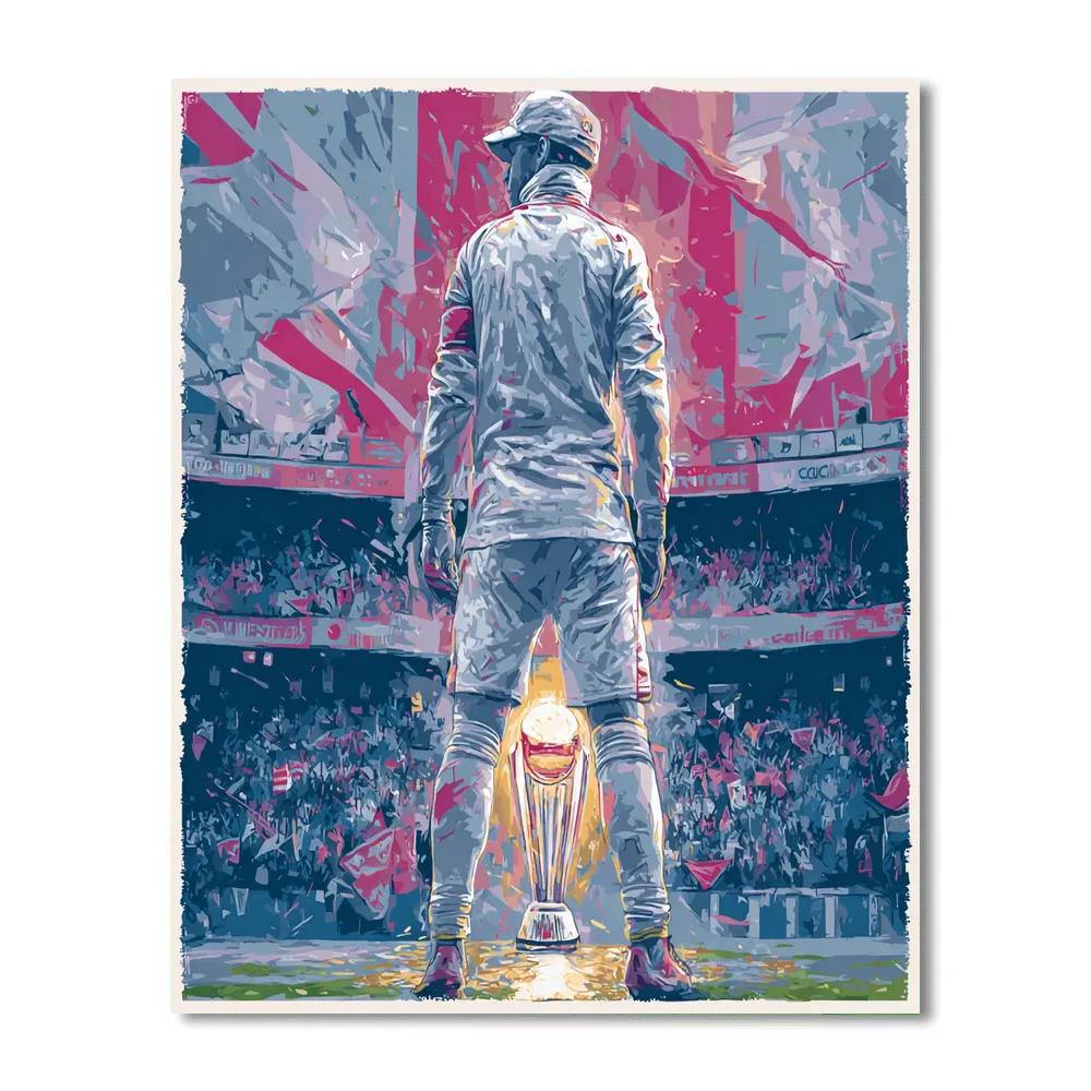 Austria Fifa 2026 Glow Painting by numbers kit