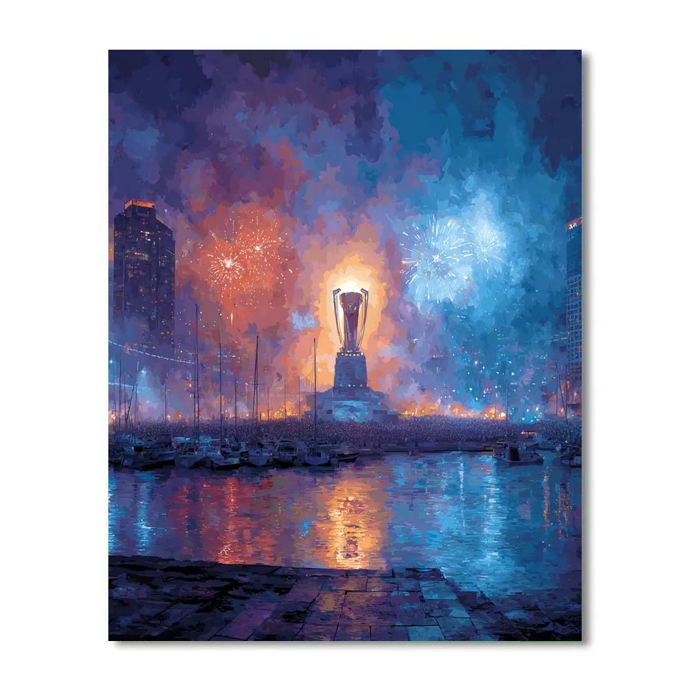 Fifa 2026 Final Halo Paint by numbers art