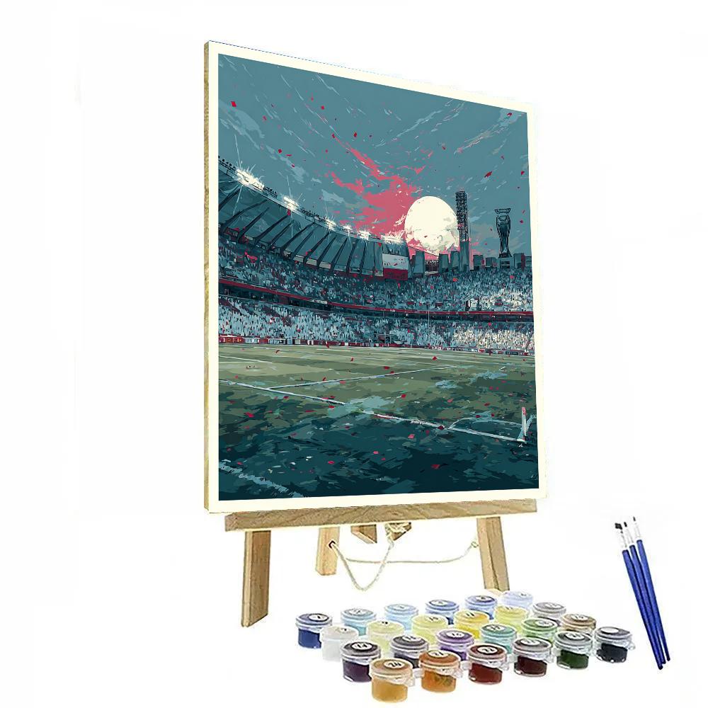 Mitoma Fifa 2026 Blue Paint by numbers art