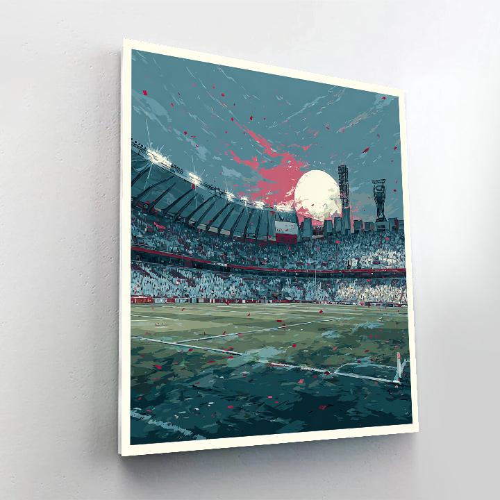Mitoma Fifa 2026 Blue Paint by numbers art