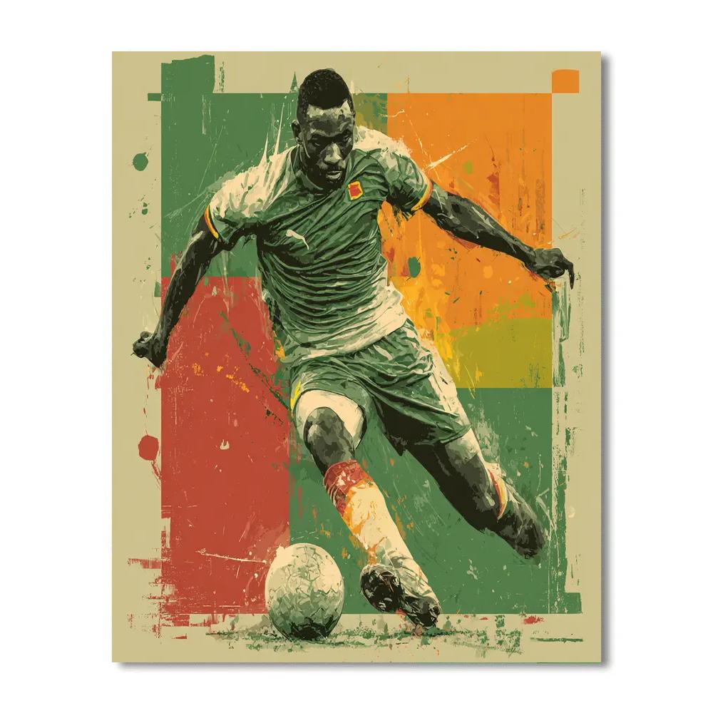 Kudus Fifa 2026 Pulse Painting by numbers kit